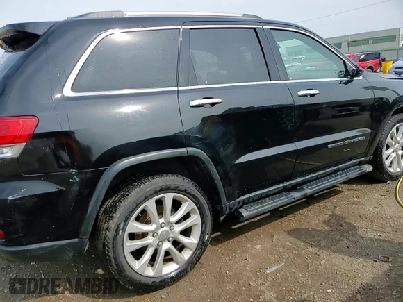 2017 Jeep Grand Cherokee Limited with VIN 1C4RJFBG2HC715762, listed as a Copart auction lot 55482215 with 154,026 mi miles and Salvage title. Bid and sale history available at DreamBid. Image 14.