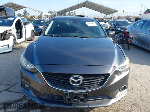 2015 Mazda 6 i Grand Touring with VIN JM1GJ1W55F1220578, listed as a IAAI auction lot 42076034 with 77,904 mi miles and . Bid and sale history available at carsss.com. Image 12.