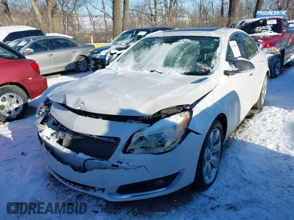 2016 Buick Regal Premium II with VIN 2G4GS5GX2G9197807, listed as a IAAI auction lot 41629814 with 120,251 mi miles. Bid and sale history available at carsss.com. Image 17.