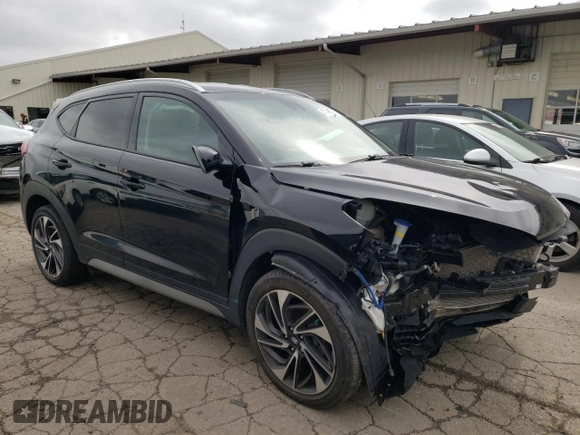 2019 Hyundai Tucson Ultimate with VIN KM8J3CALXKU894487, listed as a Copart auction lot 47435733 with 44,782 mi miles. Bid and sale history available at carsss.com. Image 4.