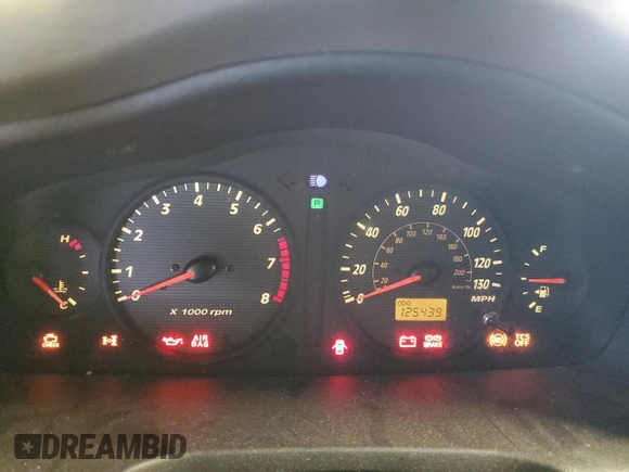 2004 Hyundai Santa Fe GLS with VIN KM8SC73E54U767532, listed as a Copart auction lot 41648395 with 125,439 mi miles and Salvage Title. Bid and sale history available at carsss.com. Image 9.