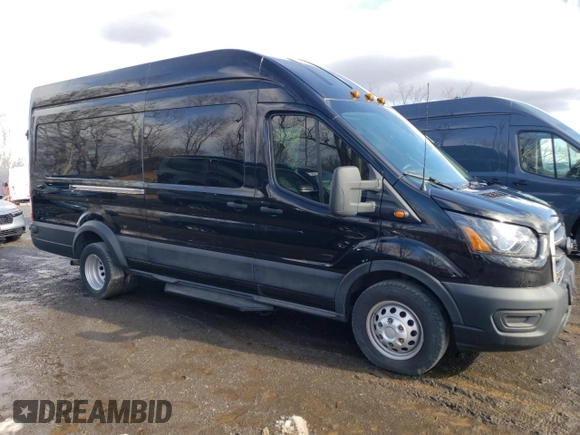 2022 Ford Transit with VIN 1FTBF4W84NKA16967, listed as a Copart auction lot 44143975 with 53,887 mi miles and Non Repairable. Bid and sale history available at DreamBid. Image 4.