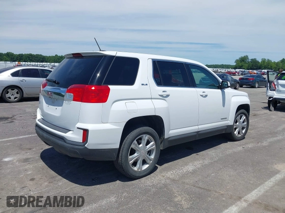 2017 GMC Terrain SLE with VIN 2GKALMEK0H6279714, listed as a IAAI auction lot 39377807 with 90,901 mi miles. Bid and sale history available at carsss.com. Image 4.