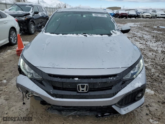 2017 Honda Civic Hatchback EX-L Navi with VIN SHHFK7H72HU202834, listed as a Copart auction lot 49271265 with 124,389 mi miles and Salvage Title. Bid and sale history available at carsss.com. Image 5.