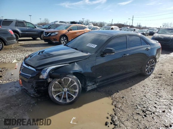 2017 Cadillac ATS-V with VIN 1G6AN5SYXH0151903, listed as a Copart auction lot 85381974 with Not Provided miles and Non Repairable. Bid and sale history available at carsss.com. Image 1.