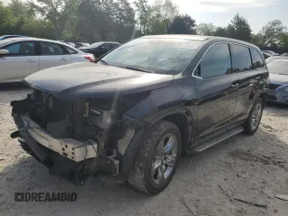 2017 Toyota Highlander Limited with VIN 5TDDZRFH6HS373125, listed as a Copart auction lot 54776665 with 150,625 mi miles and Salvage title. Bid and sale history available at DreamBid. Image 1.