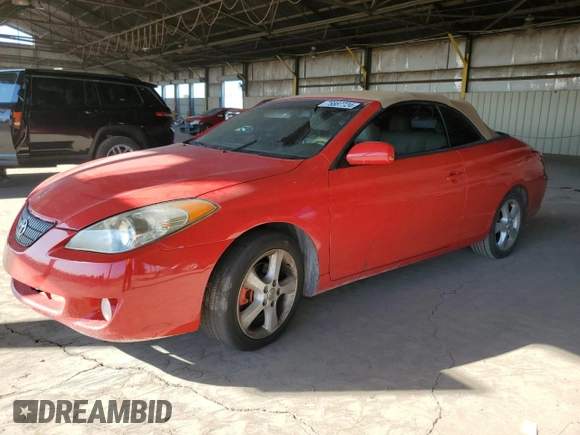 2006 Toyota Solara SE with VIN 4T1FA38P16U104696, listed as a Copart auction lot 75887724 with 164,736 mi miles and Salvage Title. Bid and sale history available at DreamBid. Image 1.