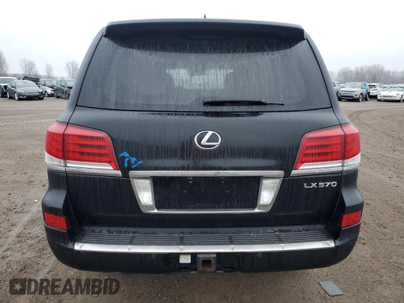 2015 Lexus LX 570 with VIN JTJHY7AX7F4184982, listed as a Copart auction lot 83942454 with 140,524 mi miles and Salvage Title. Bid and sale history available at DreamBid. Image 6.