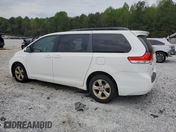 2012 Toyota Sienna LE AAS with VIN 5TDKK3DC8CS265274, listed as a Copart auction lot 54058245 with 175,063 mi miles and Salvage title. Bid and sale history available at DreamBid. Image 2.