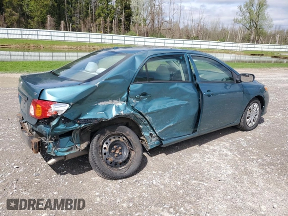 2010 Toyota Corolla with VIN 2T1BU4EE7AC350676, listed as a Copart auction lot 54970525 with 91,027 mi miles and Salvage title. Bid and sale history available at DreamBid. Image 3.