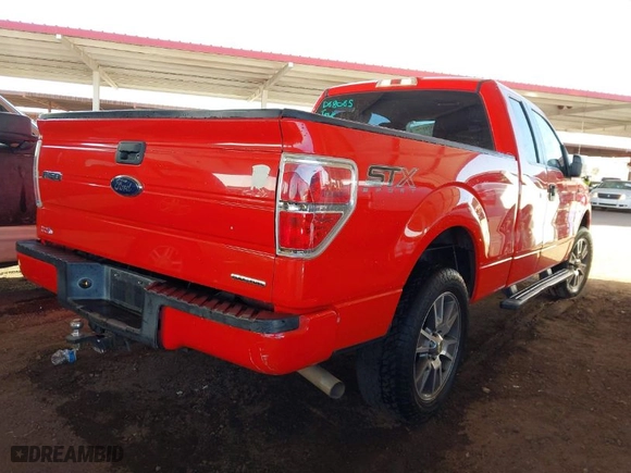 2014 Ford F-150 XL with VIN 1FTEX1CM0EKD68065, listed as a IAAI auction lot 41713796 with 170,423 mi miles. Bid and sale history available at carsss.com. Image 4.