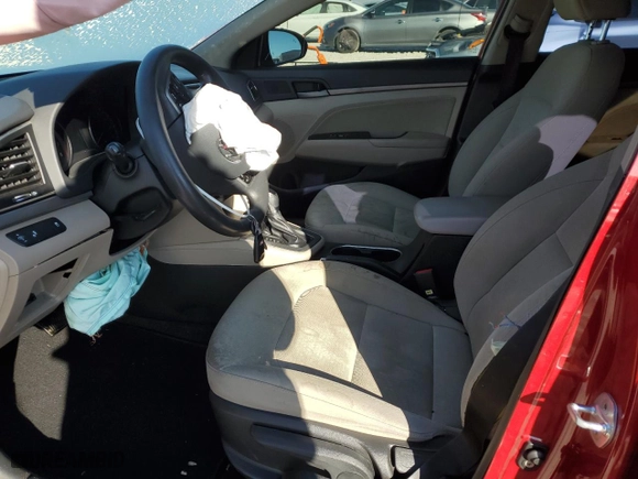 2018 Hyundai Elantra GL with VIN KMHD84LF8JU636818, listed as a Copart auction lot 88900295 with 0 mi miles and Salvage Title. Bid and sale history available at carsss.com. Image 7.