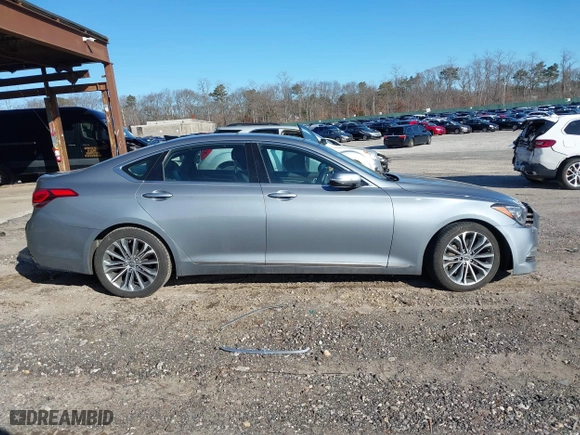 2016 Hyundai Genesis 3.8L with VIN KMHGN4JE3GU137577, listed as a IAAI auction lot 41599851 with 158,011 mi miles. Bid and sale history available at carsss.com. Image 13.
