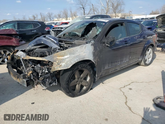 2013 Dodge Avenger SE with VIN 1C3CDZAB5DN642992, listed as a Copart auction lot 44117754 with Not Provided miles and Salvage Title. Bid and sale history available at DreamBid. Image 1.