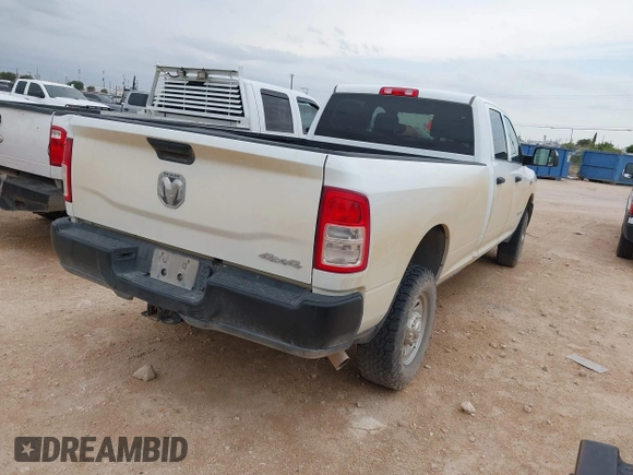 2022 Ram 2500 Tradesman with VIN 3C6UR5HJ7NG357784, listed as a IAAI auction lot 42461659 with 51,897 mi miles and . Bid and sale history available at DreamBid. Image 4.