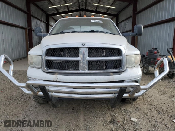 2005 Dodge Ram 3500 SLT with VIN 3D7LS38C25G742125, listed as a Copart auction lot 77556643 with 0 mi miles and Clean Title. Bid and sale history available at carsss.com. Image 5.