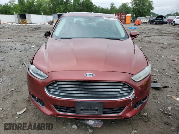 2014 Ford Fusion Titanium Hybrid with VIN 3FA6P0RU4ER387323, listed as a Copart auction lot 57107195 with Not provided miles and Salvage title. Bid and sale history available at DreamBid. Image 5.