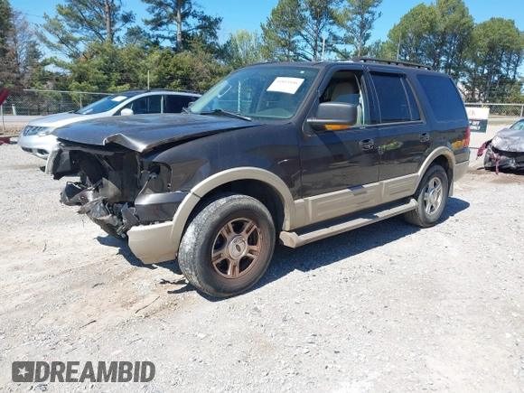 2006 Ford Expedition Eddie Bauer with VIN 1FMFU17556LA19216, listed as a IAAI auction lot 41813546 with 240,884 mi miles. Bid and sale history available at carsss.com. Image 2.