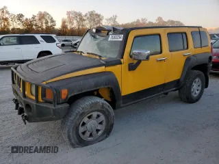 2006 Hummer H3 with VIN 5GTDN136968194555, listed as a Copart auction lot 76303254 with 182,957 mi miles and Salvage Title. Bid and sale history available at carsss.com. Image 1.