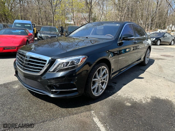 2015 Mercedes-Benz S-Class S 550 with VIN WDDUG8CB5FA129871, listed as a Copart auction lot 54195645 with 110,748 mi miles and Clean Title. Bid and sale history available at carsss.com. Image 2.