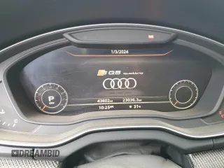 2019 Audi SQ5 Premium Plus with VIN WA1B4AFY3K2064082, listed as a Copart auction lot 81191483 with 43,602 mi miles and . Bid and sale history available at DreamBid. Image 9.