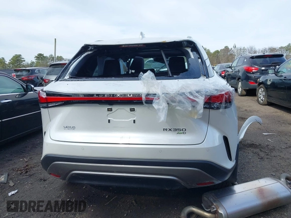 2025 Lexus RX 350 with VIN 2T2BAMCA7SC095145, listed as a IAAI auction lot 42009177 with 5 mi miles and . Bid and sale history available at DreamBid. Image 16.