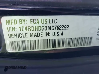 2021 Dodge Durango GT z VIN 1C4RDHDG3MC762292, wystawiony jako IAAI lot #41319331 z przebiegiem 64 469 mil mil oraz . Historia ofert i sprzedaży dostępna na DreamBid. Obrazek 9.