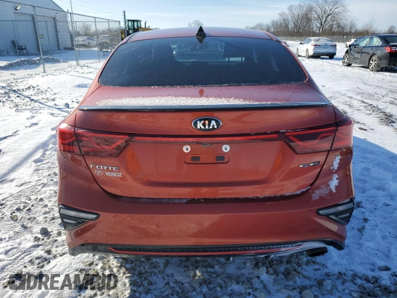 2020 Kia Forte GT-Line with VIN 3KPF34AD8LE207323, listed as a Copart auction lot 45308585 with 113,961 mi miles and Salvage Title. Bid and sale history available at carsss.com. Image 6.