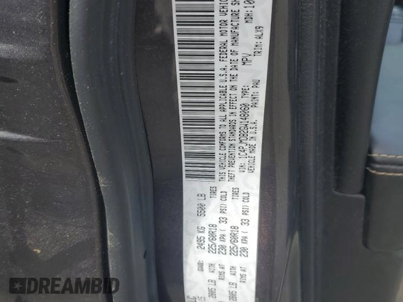 2016 Jeep Cherokee Limited with VIN 1C4PJMDB2GW148060, listed as a Copart auction lot 59027065 with 159,368 mi miles and Salvage title. Bid and sale history available at DreamBid. Image 13.