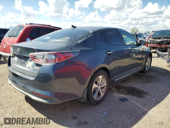 2014 Kia Optima Hybrid LX with VIN KNAGM4AD7E5071358, listed as a Copart auction lot 71671524 with 177,841 mi miles and Clean Title. Bid and sale history available at carsss.com. Image 3.