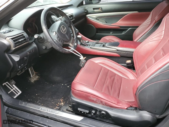 2016 Lexus RC 300 with VIN JTHSM5BC1G5000635, listed as a Copart auction lot 88128555 with 121,988 mi miles and Salvage Title. Bid and sale history available at carsss.com. Image 7.