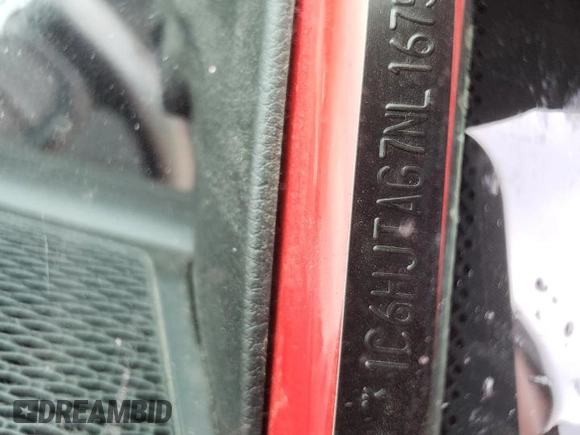 2022 Jeep Gladiator Willys with VIN 1C6HJTAG7NL167580, listed as a Copart auction lot 79895914 with 45,544 mi miles and Salvage title. Bid and sale history available at DreamBid. Image 14.