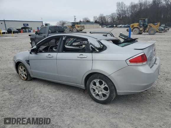 2008 Ford Focus SE with VIN 1FAHP35N18W263732, listed as a Copart auction lot 41765195 with 192,434 mi miles and Salvage Title. Bid and sale history available at carsss.com. Image 2.