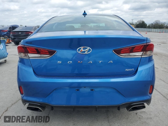 2018 Hyundai Sonata SEL with VIN 5NPE34AF8JH639903, listed as a Copart auction lot 50954785 with 71,135 mi miles and Salvage Title. Bid and sale history available at DreamBid. Image 6.