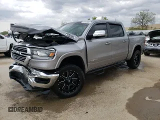 2022 Ram 1500 Laramie with VIN 1C6SRFJTXNN343121, listed as a Copart auction lot 51564464 with 55,176 mi miles and Salvage title. Bid and sale history available at DreamBid. Image 1.