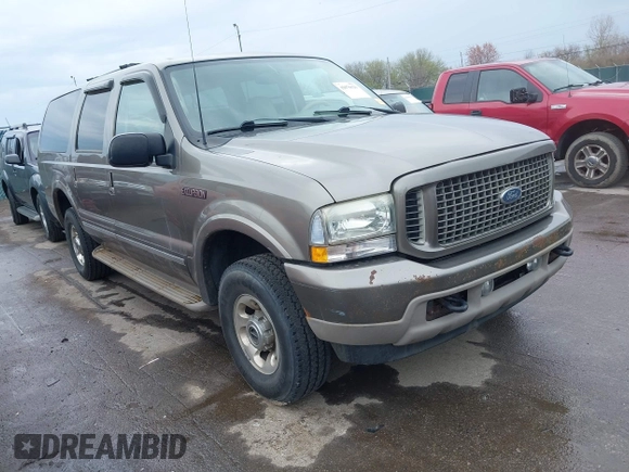 2003 Ford Excursion Limited with VIN 1FMNU43S83ED67584, listed as a IAAI auction lot 42076621 with 159,271 mi miles and . Bid and sale history available at DreamBid. Image 1.