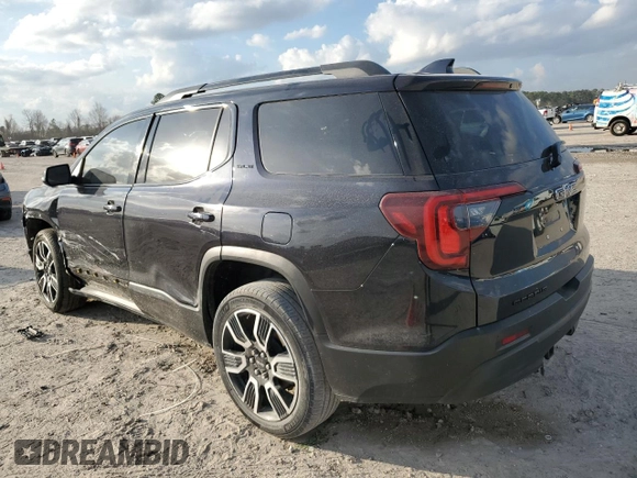 2021 GMC Acadia SLE with VIN 1GKKNKLA2MZ139157, listed as a Copart auction lot 44163215 with 73,008 mi miles and Salvage Title. Bid and sale history available at DreamBid. Image 2.
