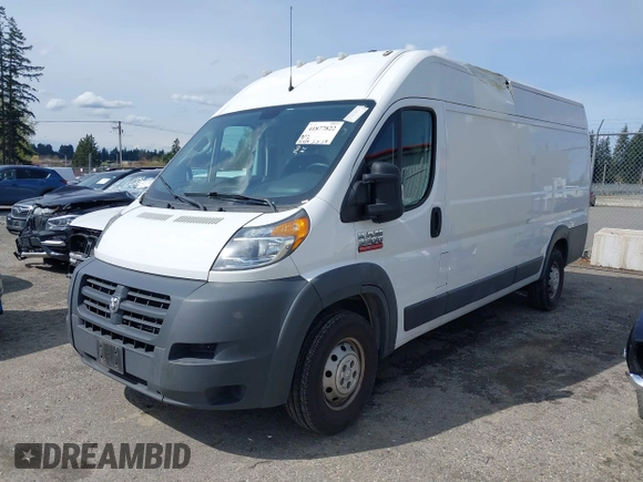 2018 Ram ProMaster Cargo with VIN 3C6URVJG9JE153637, listed as a IAAI auction lot 41877822 with 73,489 mi miles. Bid and sale history available at carsss.com. Image 23.