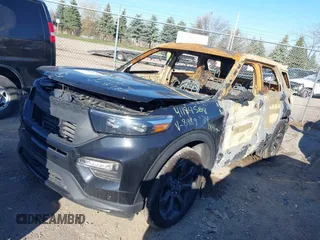 2024 Ford Explorer ST with VIN 1FM5K8GC4RGA38989, listed as a IAAI auction lot 41184588 with Not Provided miles. Bid and sale history available at carsss.com. Image 2.