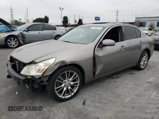 2007 Infiniti G35 Journey with VIN JNKBV61E07M713991, listed as a Copart auction lot 76395314 with 226,971 mi miles and Salvage Title. Bid and sale history available at DreamBid. Image 1.
