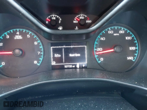 2019 Chevrolet Colorado 4WD Work Truck z VIN 1GCHTBEA3K1233097, wystawiony jako IAAI lot #41667849 z przebiegiem 107 720 mil mil oraz . Historia ofert i sprzedaży dostępna na DreamBid. Obrazek 7.