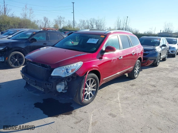 2013 Buick Enclave Leather with VIN 5GAKVCKDXDJ105500, listed as a IAAI auction lot 42048626 with 132,828 mi miles. Bid and sale history available at carsss.com. Image 2.