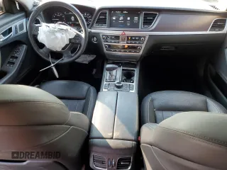 2020 Genesis G80 3.8L with VIN KMTFN4JE9LU334992, listed as a Copart auction lot 75265924 with 22,670 mi miles and Salvage Title. Bid and sale history available at carsss.com. Image 8.