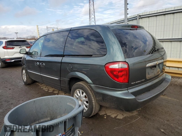2002 Chrysler Town & Country LXi with VIN 2C8GP54L32R676672, listed as a Copart auction lot 44120565 with 57,090 mi miles and Salvage Title. Bid and sale history available at carsss.com. Image 2.