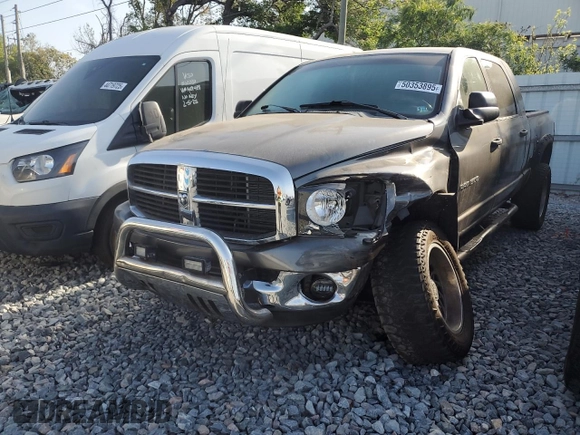 2006 Dodge 1500 SLT with VIN 3D7KS19D66G209168, listed as a Copart auction lot 50353895 with 263,392 mi miles and Salvage Title. Bid and sale history available at carsss.com. Image 2.