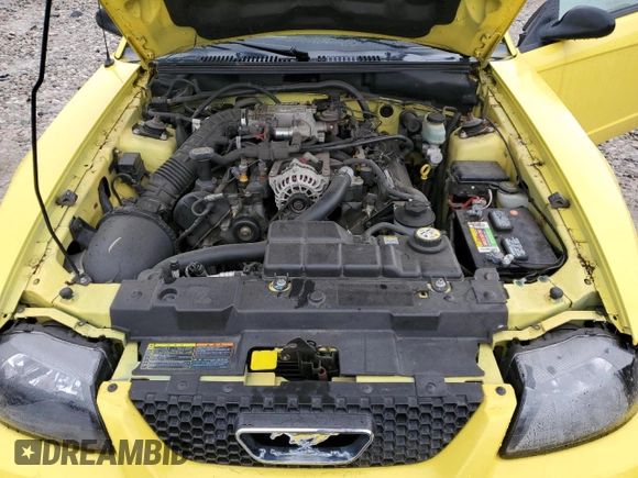 2001 Ford Mustang GT Deluxe with VIN 1FAFP45X71F240069, listed as a Copart auction lot 47072025 with 75,473 mi miles and Clean Title. Bid and sale history available at carsss.com. Image 11.