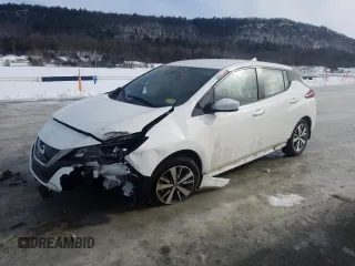 2020 Nissan LEAF z VIN 1N4BZ1BP8LC311473, wystawiony jako Copart lot #39809533 z przebiegiem Nie podano mil oraz . Historia ofert i sprzedaży dostępna na DreamBid. Obrazek 1.