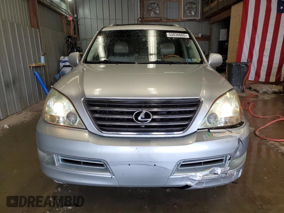 2006 Lexus GX 470 z VIN JTJBT20X560099980, wystawiony jako Copart lot #53036605 z przebiegiem 377 462 mil mil oraz Tytuł czysty. Historia ofert i sprzedaży dostępna na DreamBid. Obrazek 5.