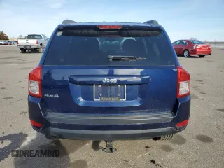 2012 Jeep Compass Sport with VIN 1C4NJDBB0CD623897, listed as a Copart auction lot 53256855 with 118,891 mi miles and Salvage Title. Bid and sale history available at carsss.com. Image 6.