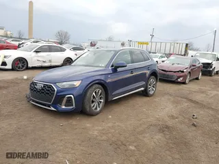 2024 Audi Q5 S line Premium Plus with VIN WA1EAAFY2R2071217, listed as a IAAI auction lot 41689388 with NaN miles. Bid and sale history available at carsss.com. Image 17.